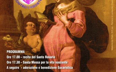 IV Giornata Mondiale contro l’aborto: mobilitazione dei Pro-life