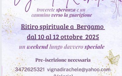 Bergamo,La Vigna di Rachele: un aiuto a chi soffre per la ferita di aborto