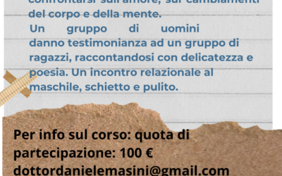 Noi uomini: Corso “ papà/figlio”. A Bergamo con il Dott. Masini