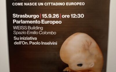 Parlamento Europeo a Strasburgo, mostra sul valore della vita